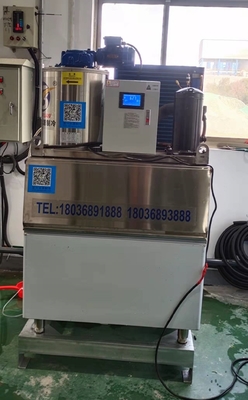 Mesin Pembuat Es Flack Produktivitas Tinggi 0,5 ton Pembuat Es Flake Besar