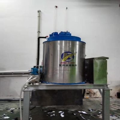 Otomatis 1 2 3 5 Mesin Pembuat Es Flake 10 Ton 3P 380Volt 50Hz