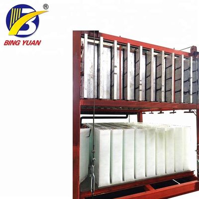 R404A 2.7KW 10000KG Mesin Pembuat Es Balok, Mesin Pembuat Es Balok 10 Ton
