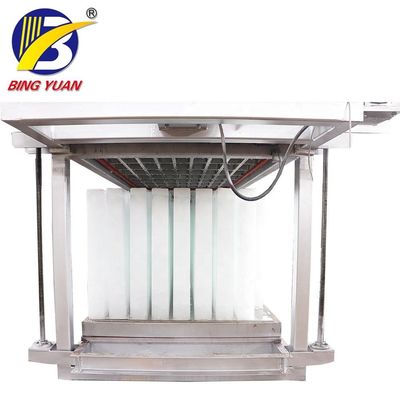 30 Ton Stainless Steel 304 Mesin Es Balok Transparan