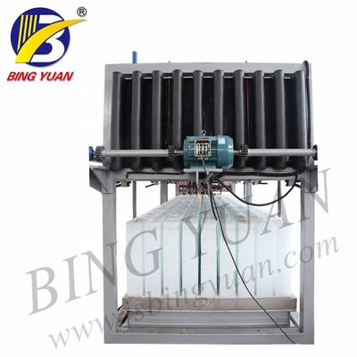 Mesin Pembuat Es Balok Sistem Langsung Sepenuhnya Otomatis 10 T / Hari untuk Penyimpanan Segar dari Pabrik China