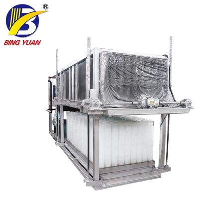Hotel 20V 10 Ton Mesin Pembuat Es Batu Industri