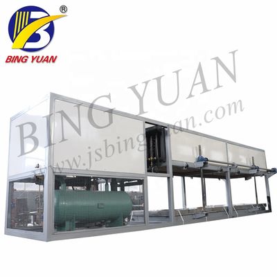 Mesin Pembuat Es Balok Sistem Langsung Sepenuhnya Otomatis 10 T / Hari untuk Penyimpanan Segar dari Pabrik China