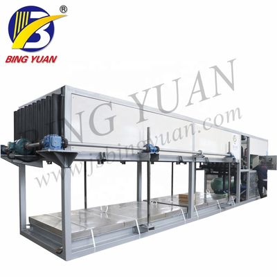 Mesin Pembuat Es Balok Sistem Langsung Sepenuhnya Otomatis 10 T / Hari untuk Penyimpanan Segar dari Pabrik China
