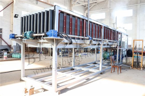 10000KG 33.98KW 380V Mesin Es Balok Jelas, Pembuat Es Balok Jelas