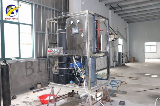 R404A 200V 35mm 1 Ton Mesin Pembuat Es Tube