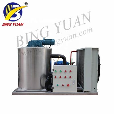 3.94KW 10 Ton 220 V Mesin Pembuat Es Flake, Mesin Pembuat Es Salju