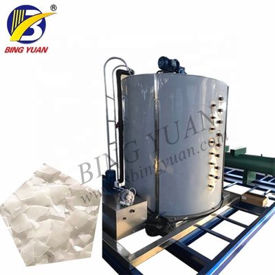 3.94KW 10 Ton 220 V Mesin Pembuat Es Flake, Mesin Pembuat Es Salju