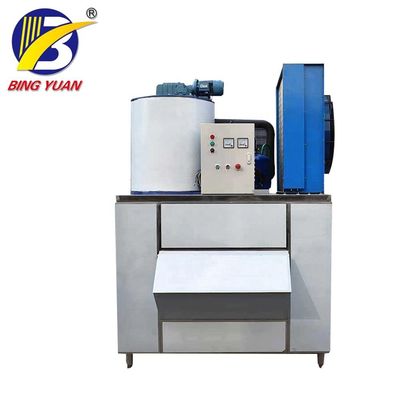 Snow Flake Ice Maker-2000kgs 24j Output Industri Mesin Pembuat Es Serpihan Salju untuk dijual