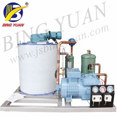 Evaporative Cooling 10KW R404A Mesin Pembuat Es Serpihan Salju, Mesin Es 3 Ton