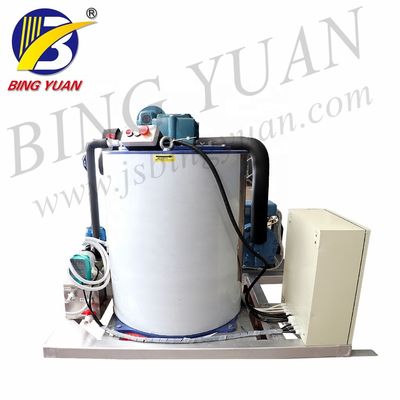 Evaporative Cooling 10KW R404A Mesin Pembuat Es Serpihan Salju, Mesin Es 3 Ton