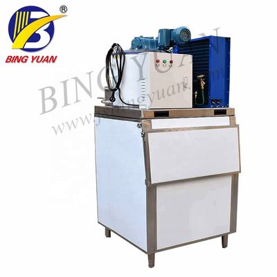 Mesin Pembuat Es Flake Stainless Steel 5T, Mesin Es Flake Komersial