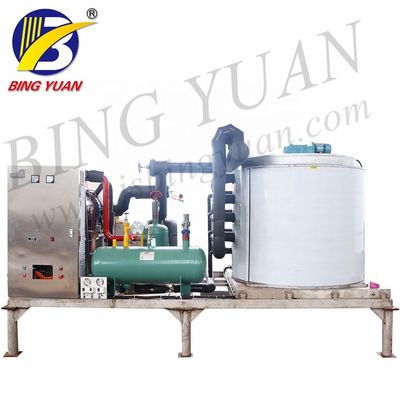 Mesin Pembuat Es Flake Cooling Evaporative 15 Ton