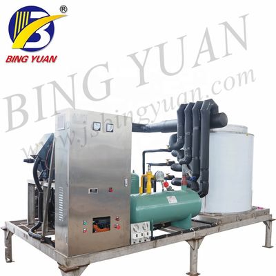 R404A 220V 12T Mesin Pembuat Es Flake, Mesin Pembuat Es Komersial