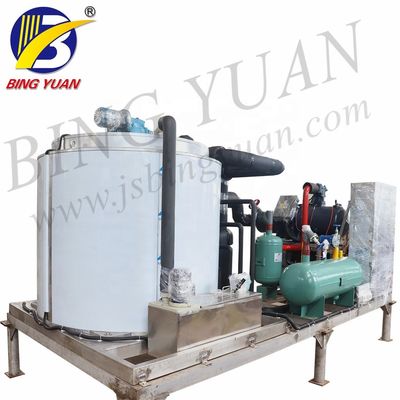 Mesin Pembuat Es Flake Cooling Evaporative 15 Ton