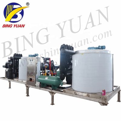 Mesin Pembuat Es Flake Cooling Evaporative 15 Ton