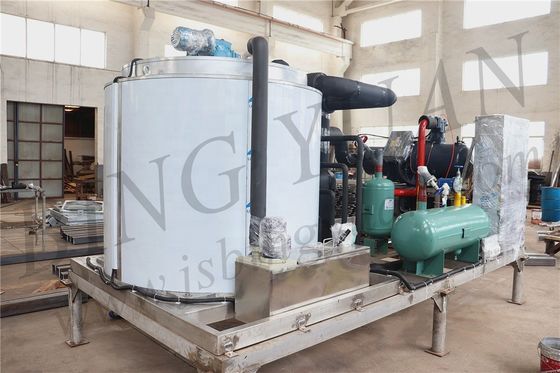 34.31KW 2200KG Stainless Steel 10 Ton Pembuat Es Salju