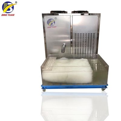 Stainless Steel 304 R404A Pembuat Es Bubur Air Laut