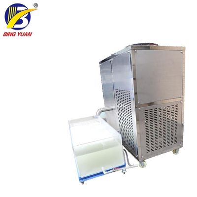 Stainless Steel 304 R404A Pembuat Es Bubur Air Laut