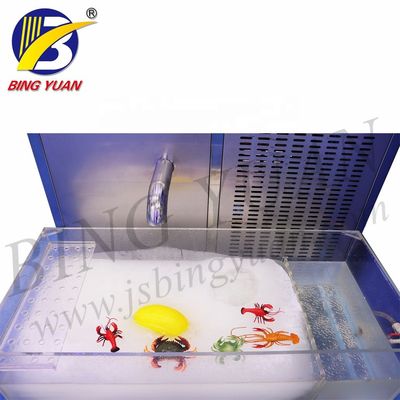 Mesin Pembuat Es Komersial R22A 96KW 15T Pendingin Air