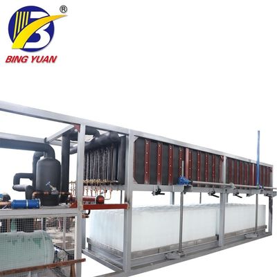 220 Volt SUS304 Mesin Pembuat Es Batu 10 Ton