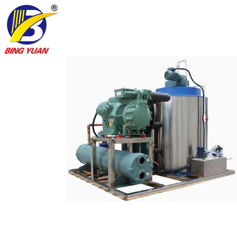 SUS304 380 Volt R22 10T Mesin Pembuat Es Serpihan, Mesin Pembuat Es Serpihan Untuk Ikan